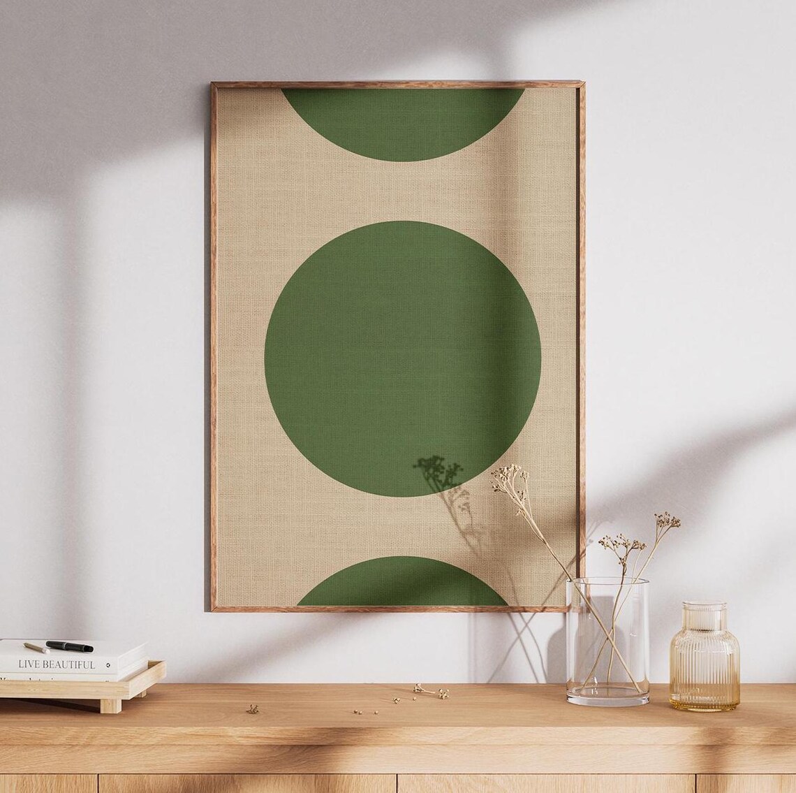 Minimal Wall Art, Boho Living Room Decor