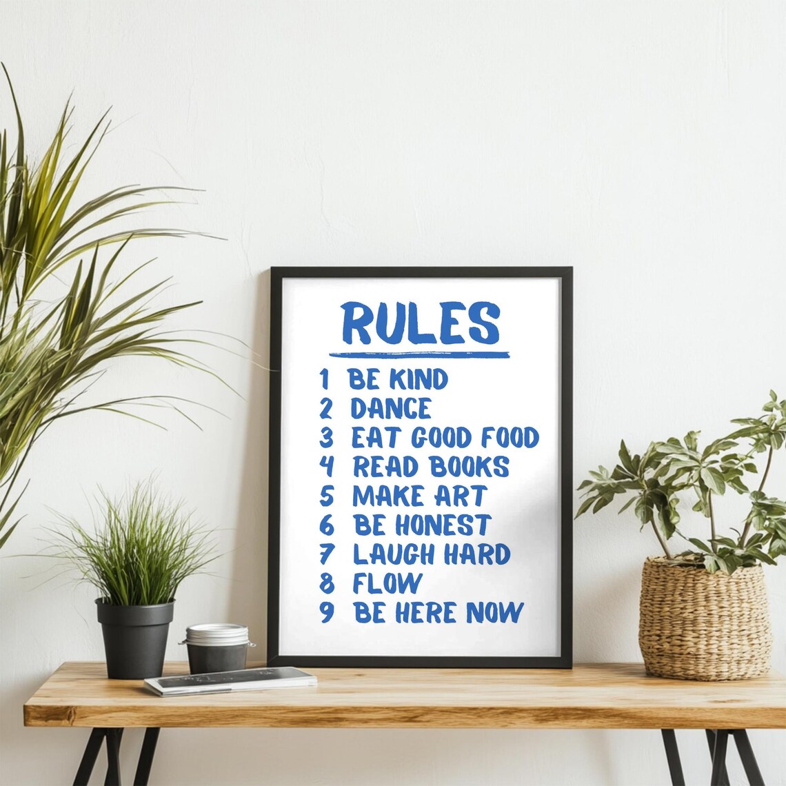 Minimalist Motivational Rules, Positive Life Quotes
