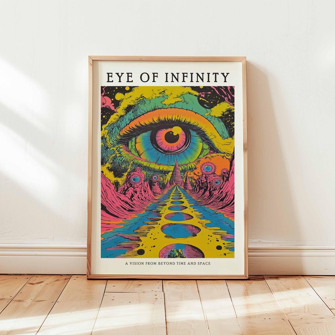 Eye Of Infinity Psychedelic Cosmic Vision Surreal Space Poster