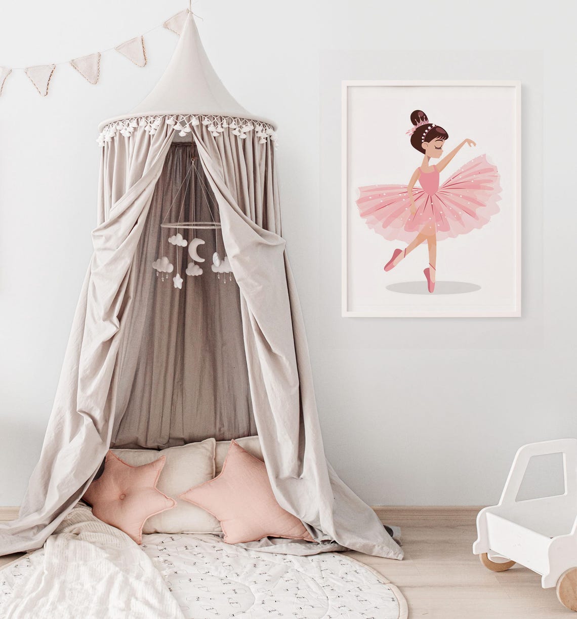 Ballerina Girl Art Ballet Kid Painting Ballet Minimalistic Decor Ballerina Home Portrait Ballet Print Ballerina Abstract Poster - Image 5