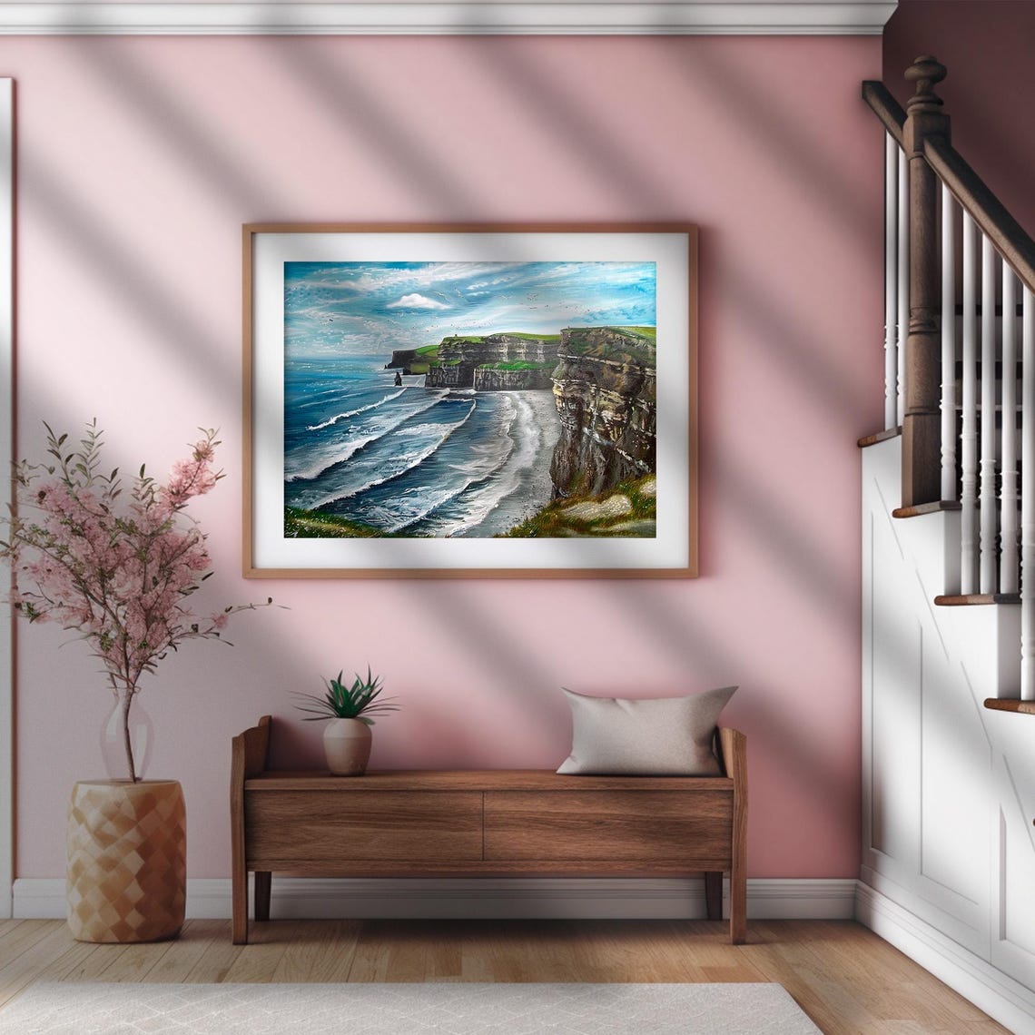 Cliffs Of Moher Ireland Seascape Ocean Waves Coastal Wall Poster - Image 2