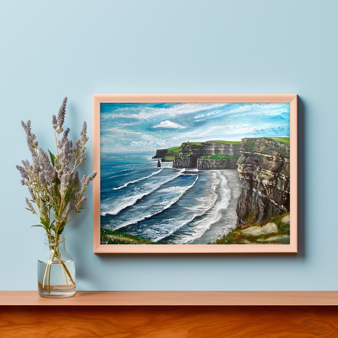 Cliffs Of Moher Ireland Seascape Ocean Waves Coastal Wall Poster - Image 6