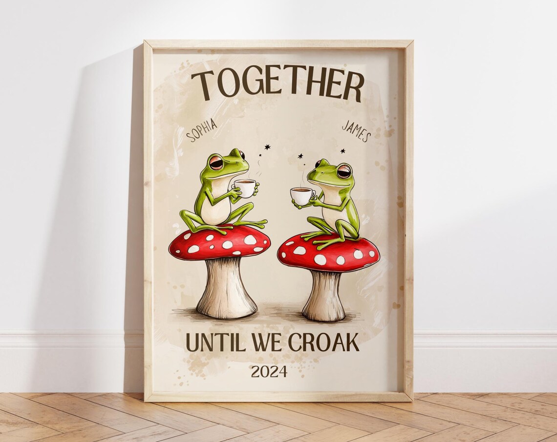 Personalized Couple - Contemporary Travel Poster
