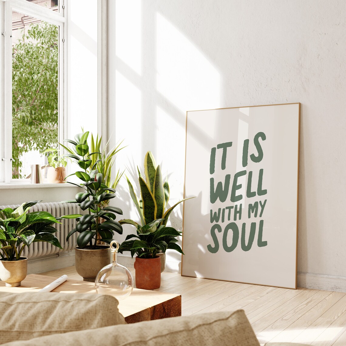 It Is Well With My Soul Handwritten Font Poster - Image 4