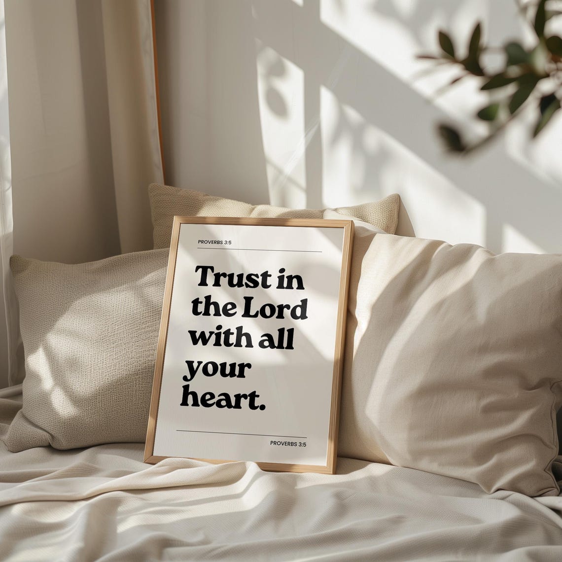 Proverbs 35 Christian Wall Art Bible Verse Decor Dorm Room Poster Wall Art Trendy Apartment Decor Housewarming Gift - Image 2