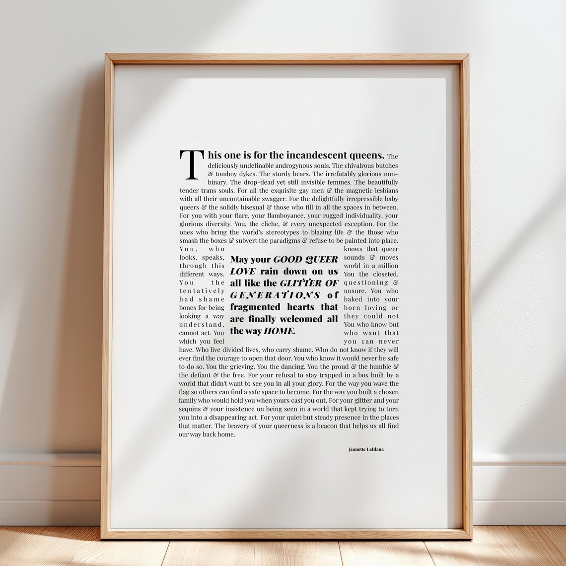 Queer Home Decor, Pride LGBTQ Support Theme