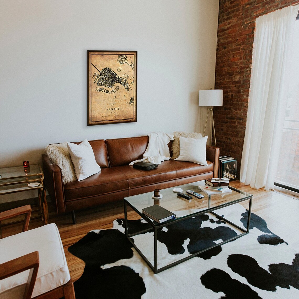 Venice Vintage Map Poster, Antique Rustic Italy - Image 3