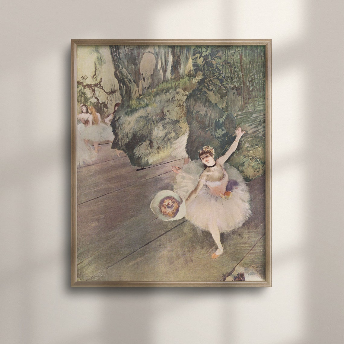 Edgar Degas Dancer With Bouquet Ballet Impressionist Fine Art Poster - Image 2