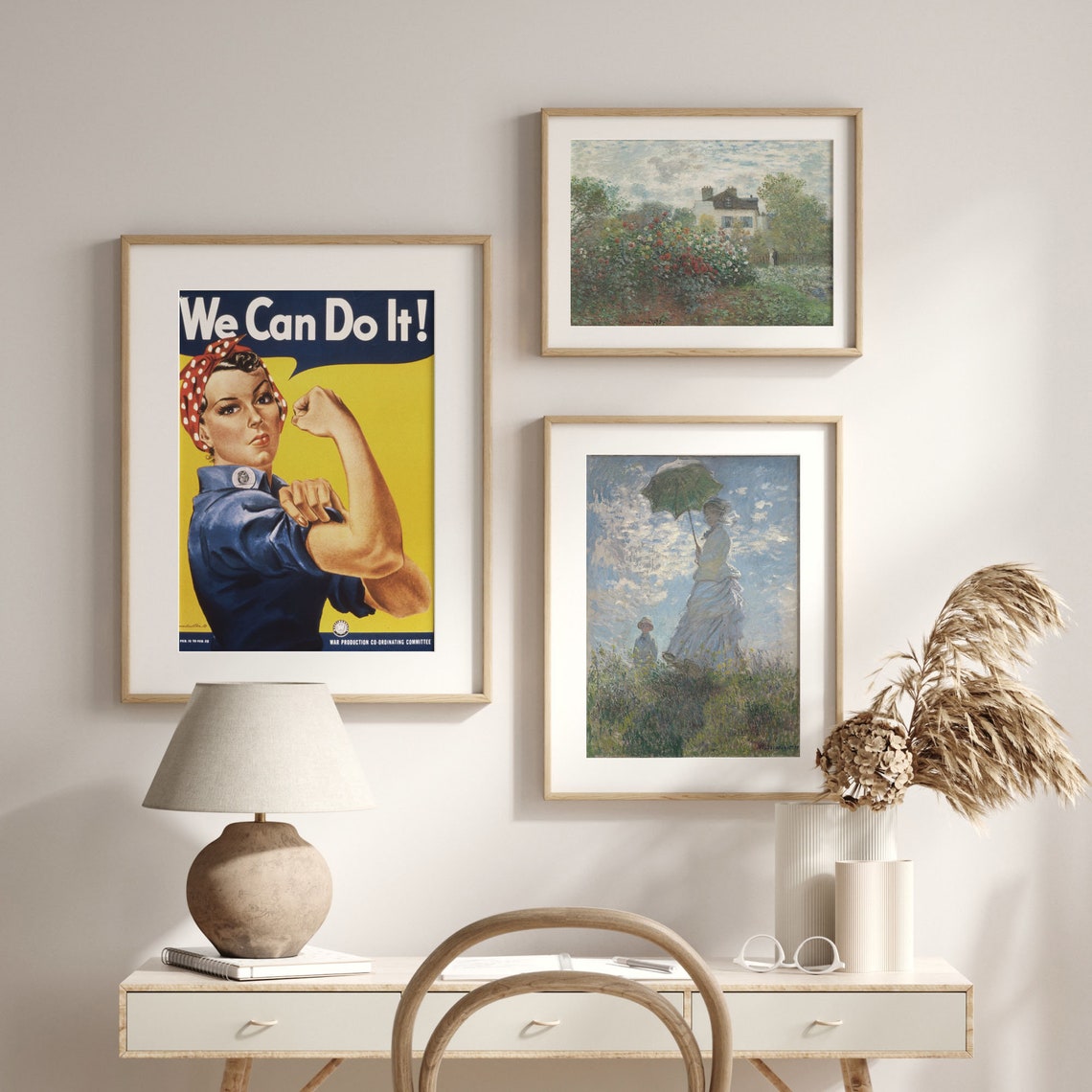 Rosie the Riveter We Can Do It Classic WWII Propaganda Poster - Image 2