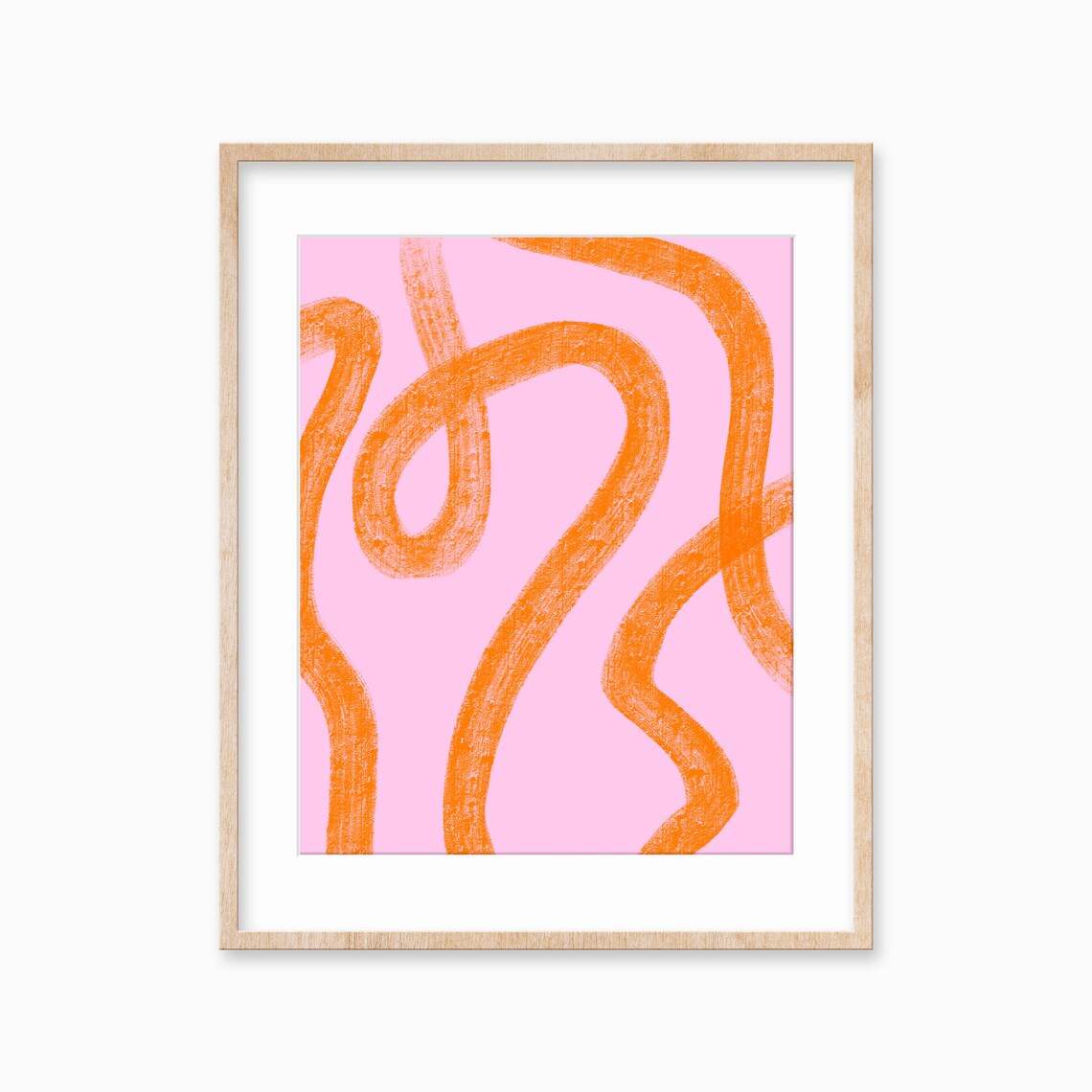 Mid-Century Trendy Art Print, Kids Room Decor