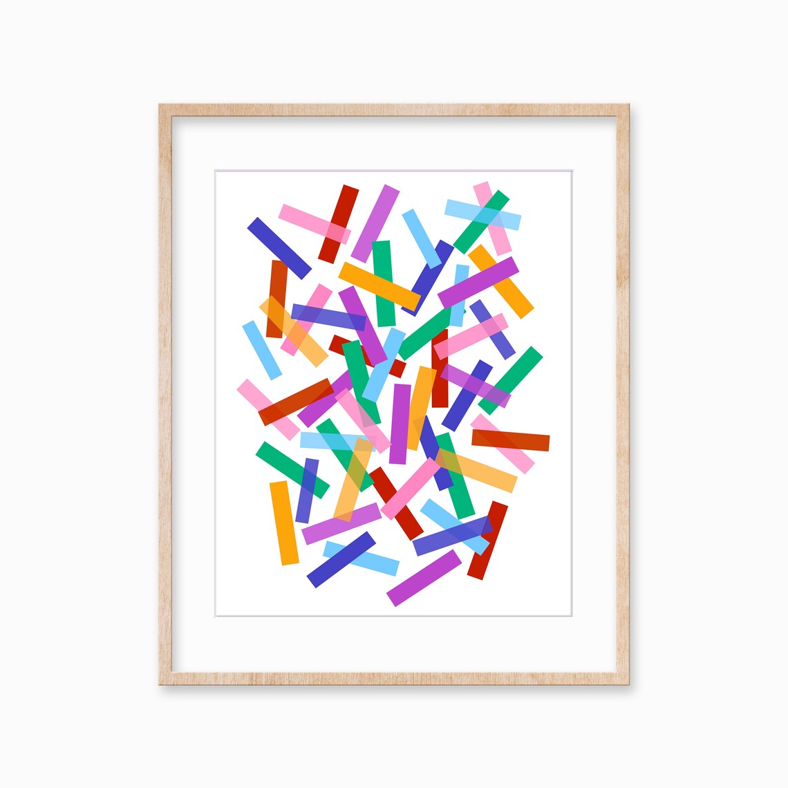 Maximalist Funky Abstract Dorm Decor Art Print