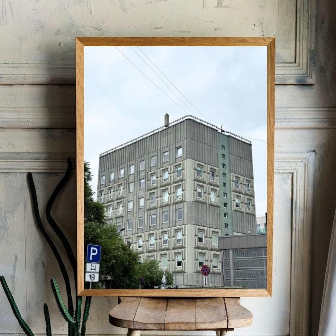 Brutalist Riga Concrete Architecture Urban Photography Poster - Image 4