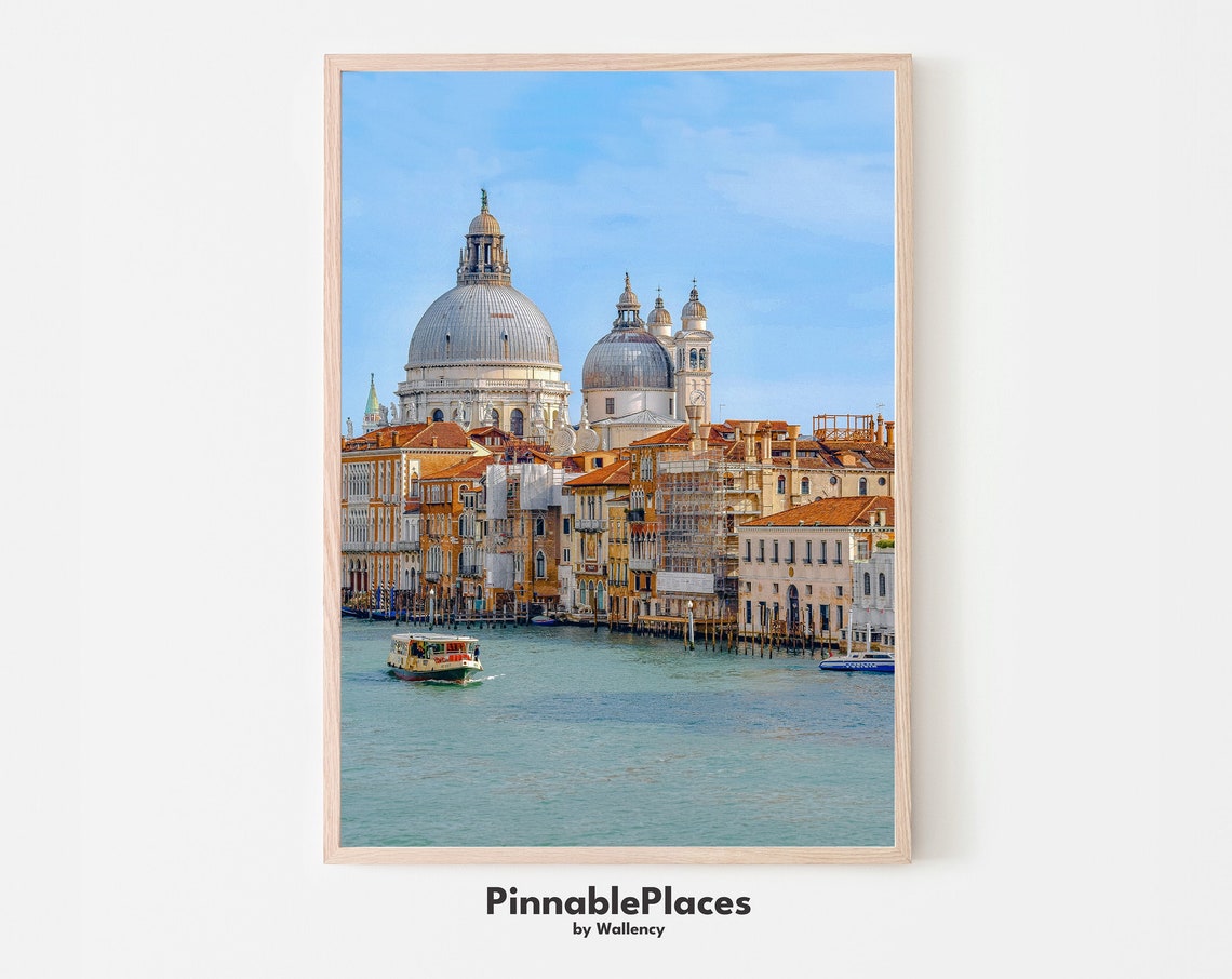 Venice Canal Italy Art Print Historic Cityscape File