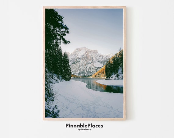 Lake Tahoe Winter Landscape Photo Emerald Bay Print File