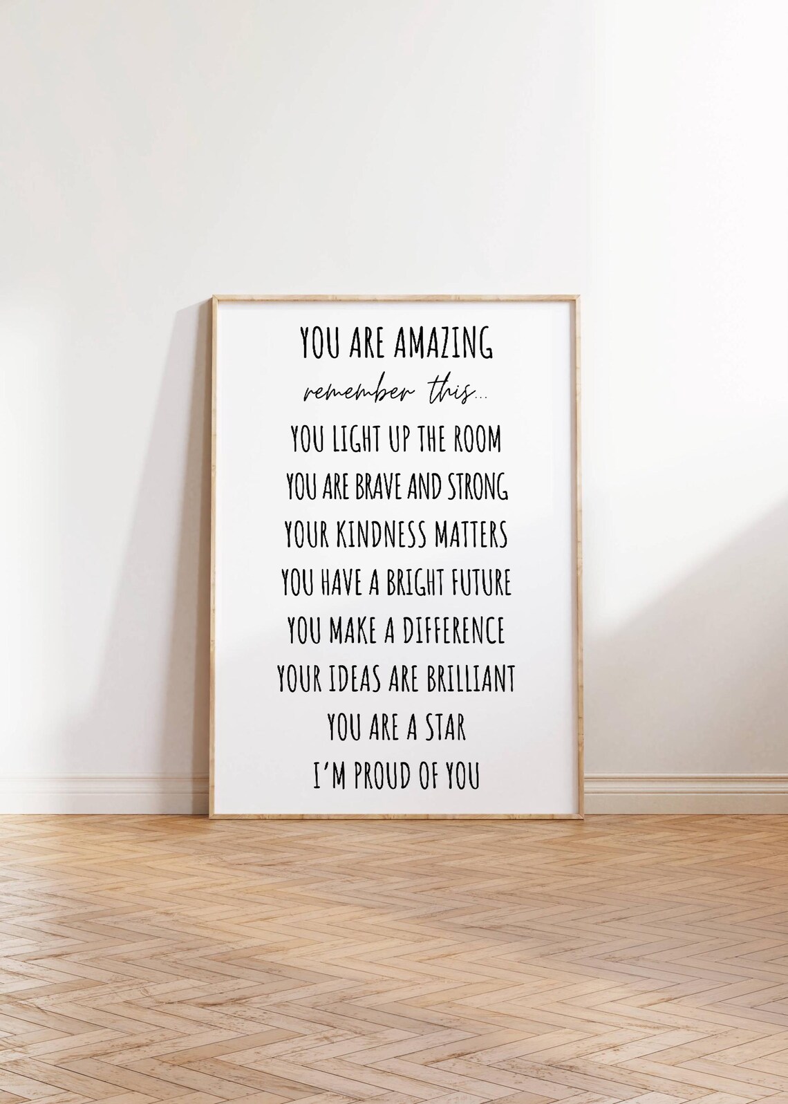 You Are Amazing Affirmation Art Print for Kids - Image 3