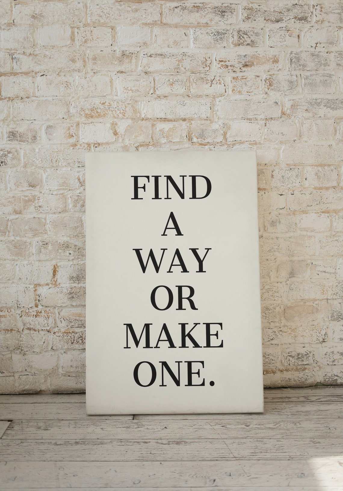 Find A Way Or Make One Bold Serif Motivational Office Quote Poster - Image 2