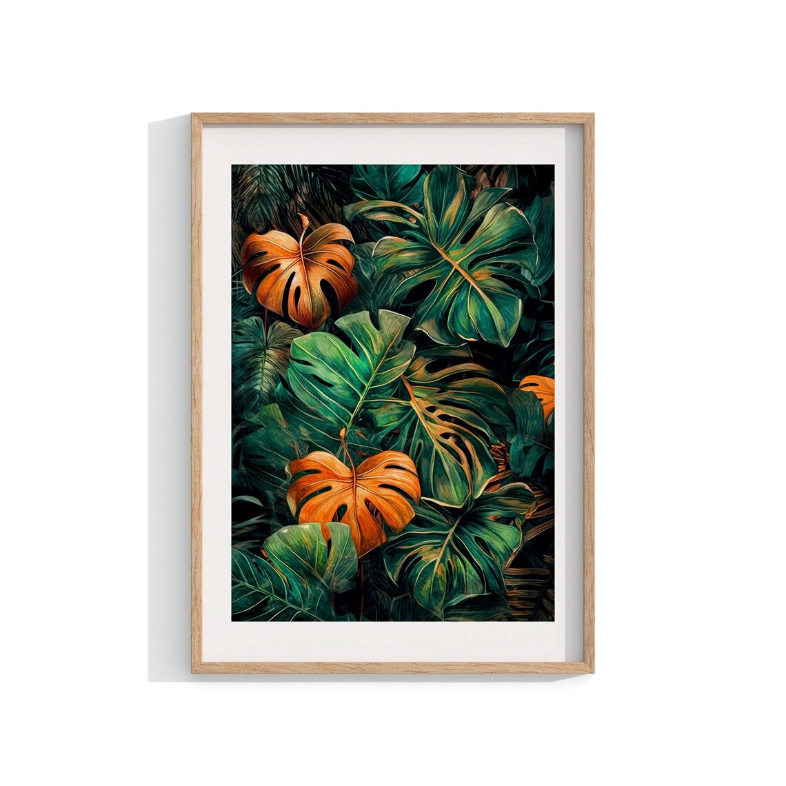 Boho Nature Photography, Tropical Leaves Botanical