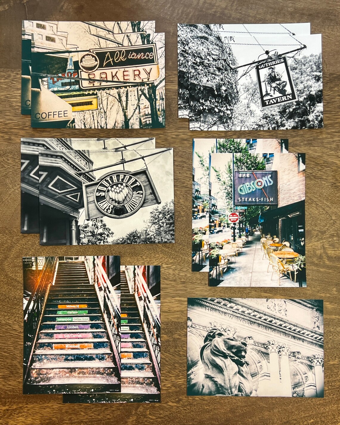 New York Public Library, NYC Architecture Travel Poster - Image 2
