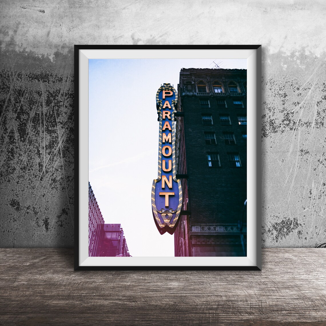 Paramount Theatre Seattle, Washington Travel Poster