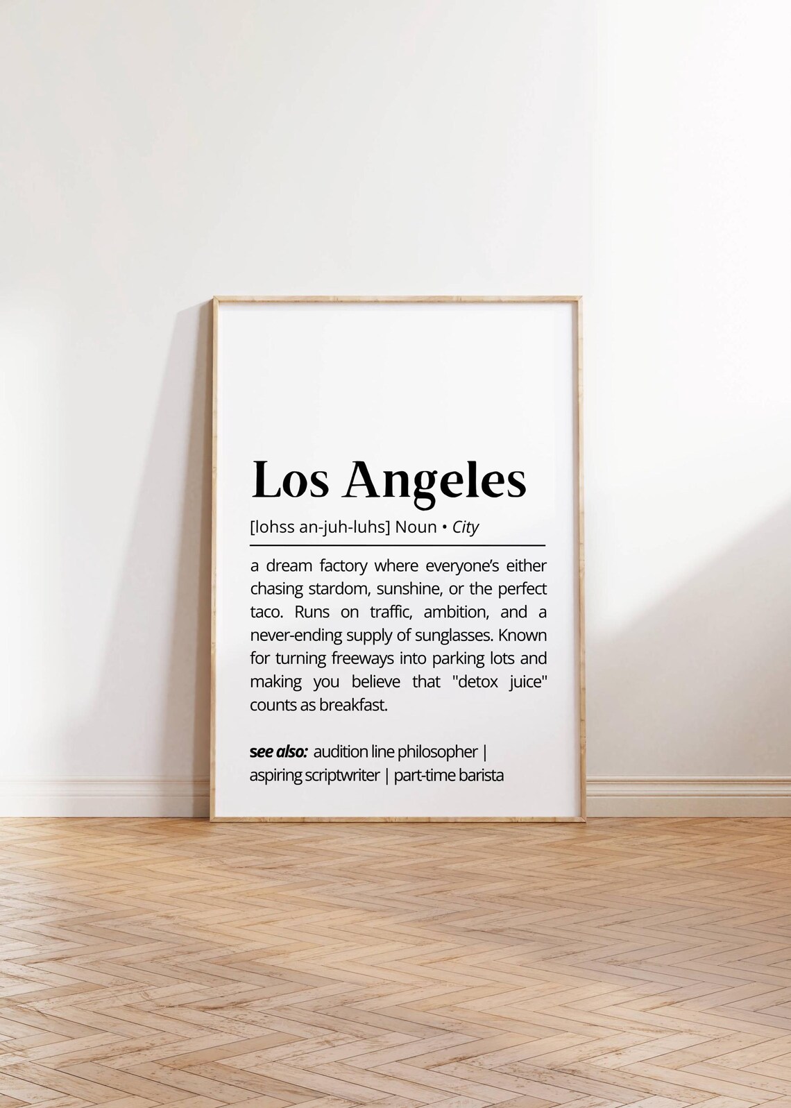 Los Angeles California Dream Factory Dictionary Definition Poster - Image 2
