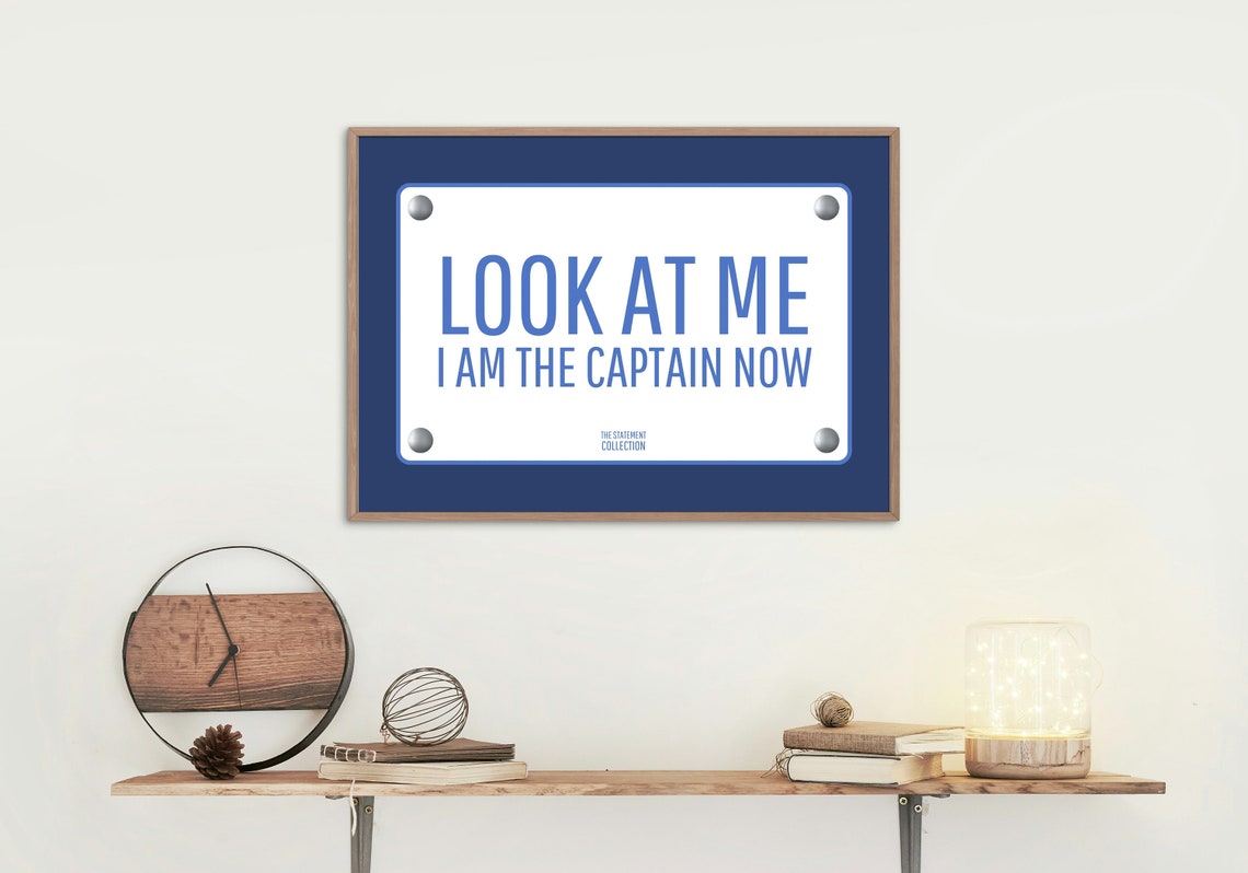 Look at Me I Am the Captain Now Captain Phillips Movie Quote Poster - Image 2