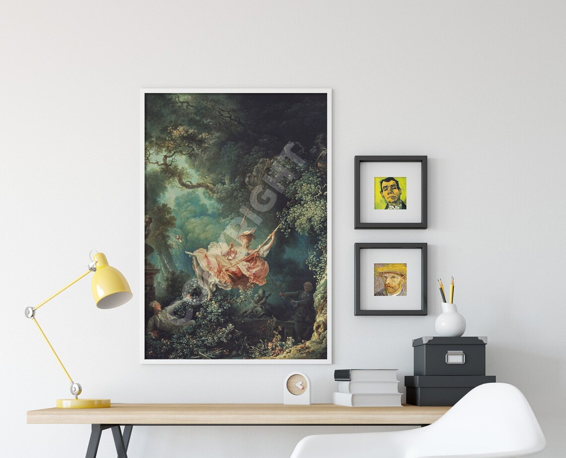 Fragonard The Swing 1767 Classic Romance Art Print