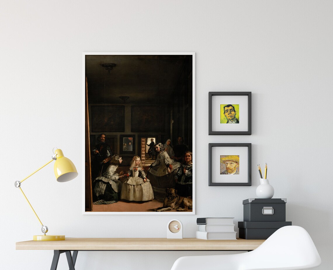 Diego Velazquez Las Meninas 1657 Maids Of Honour Classic Poster - Image 3