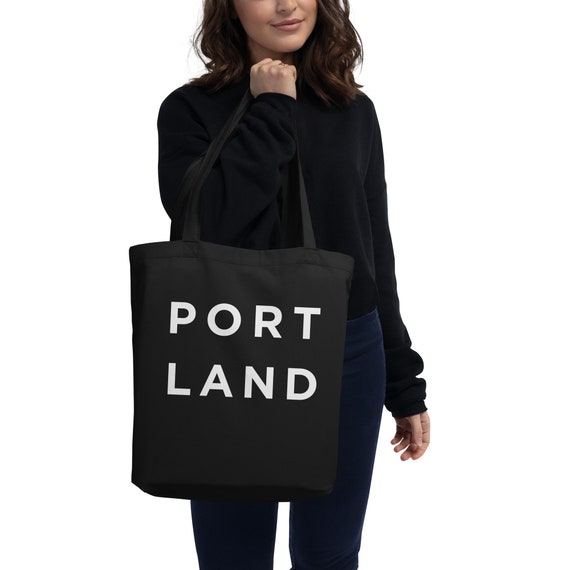 Portland Tote Bag Portland Oregon Eco Conscious Cotton Bag Portland Or Gift Ideas Going Away Gifts Minimalist Gift Ideas