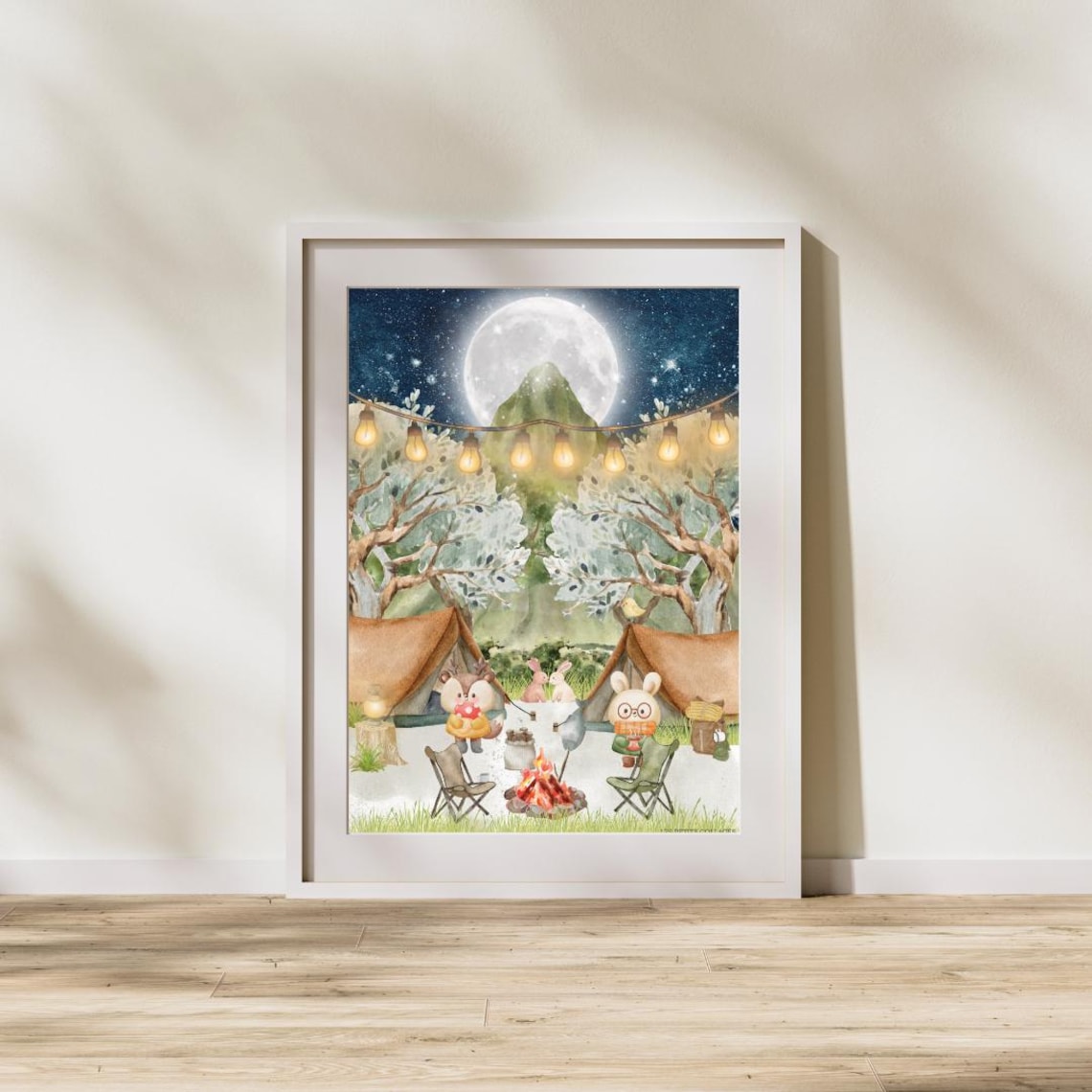 Children's Room Colorful Artistic Collage Poster