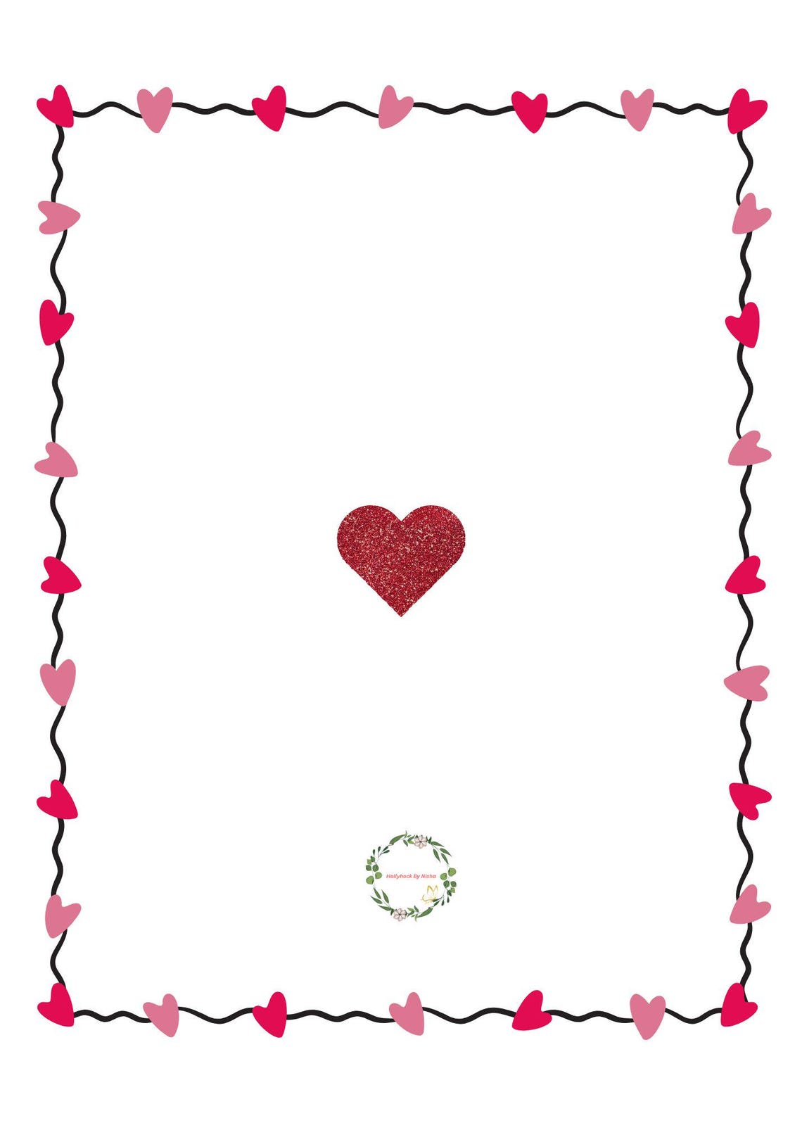 Happy Valentines Day Teddy Bear With Heart Balloons Gift Poster - Image 2