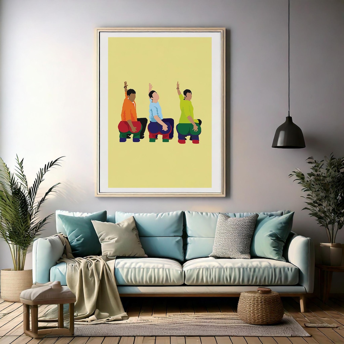 3 Idiots Bollywood Movie Poster, Indian Film Art Print - Image 2