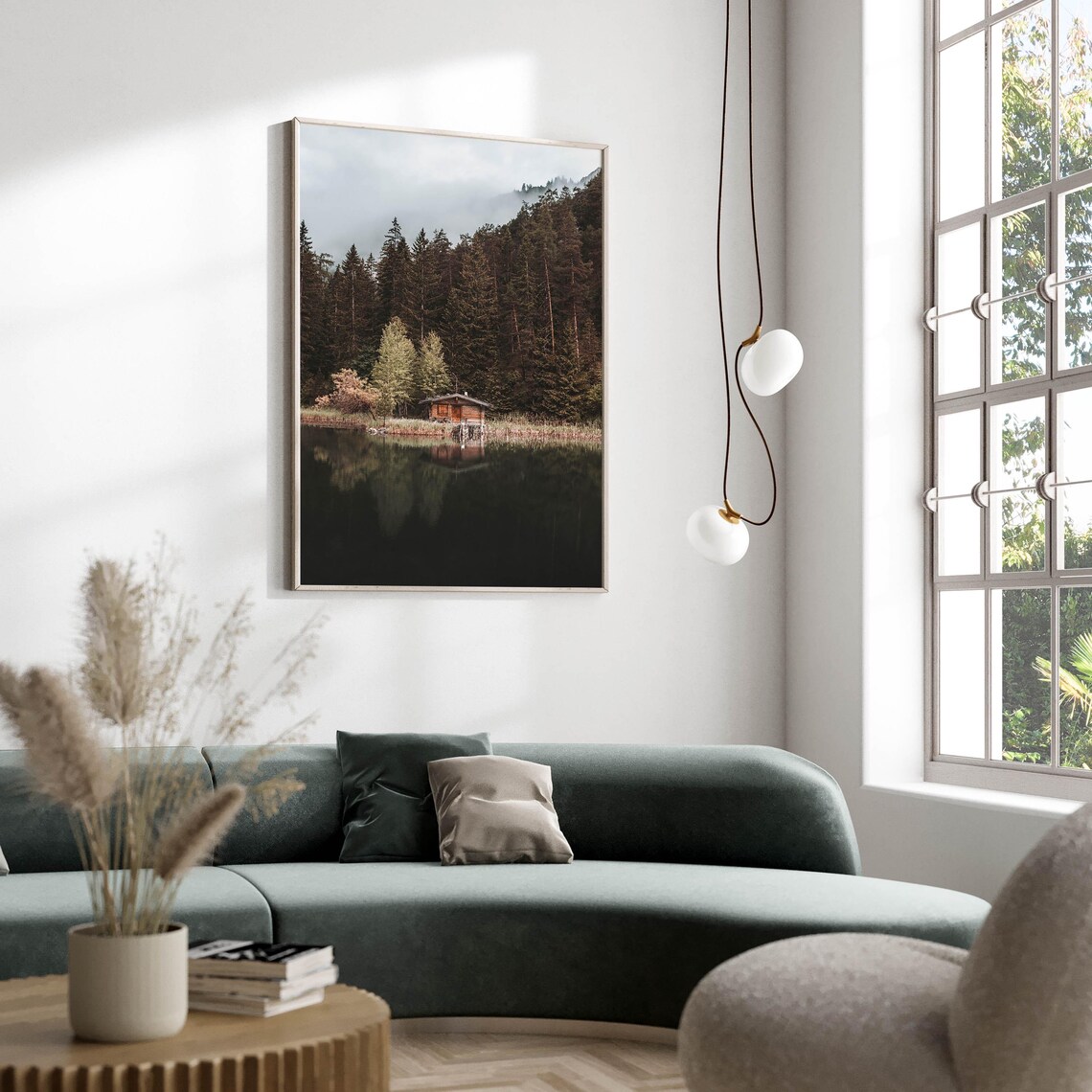 Mittersee Austrian Alps Austria Mountain Photography Wall Art Print Art For Living Room Housewarming Gift Idea - Image 2