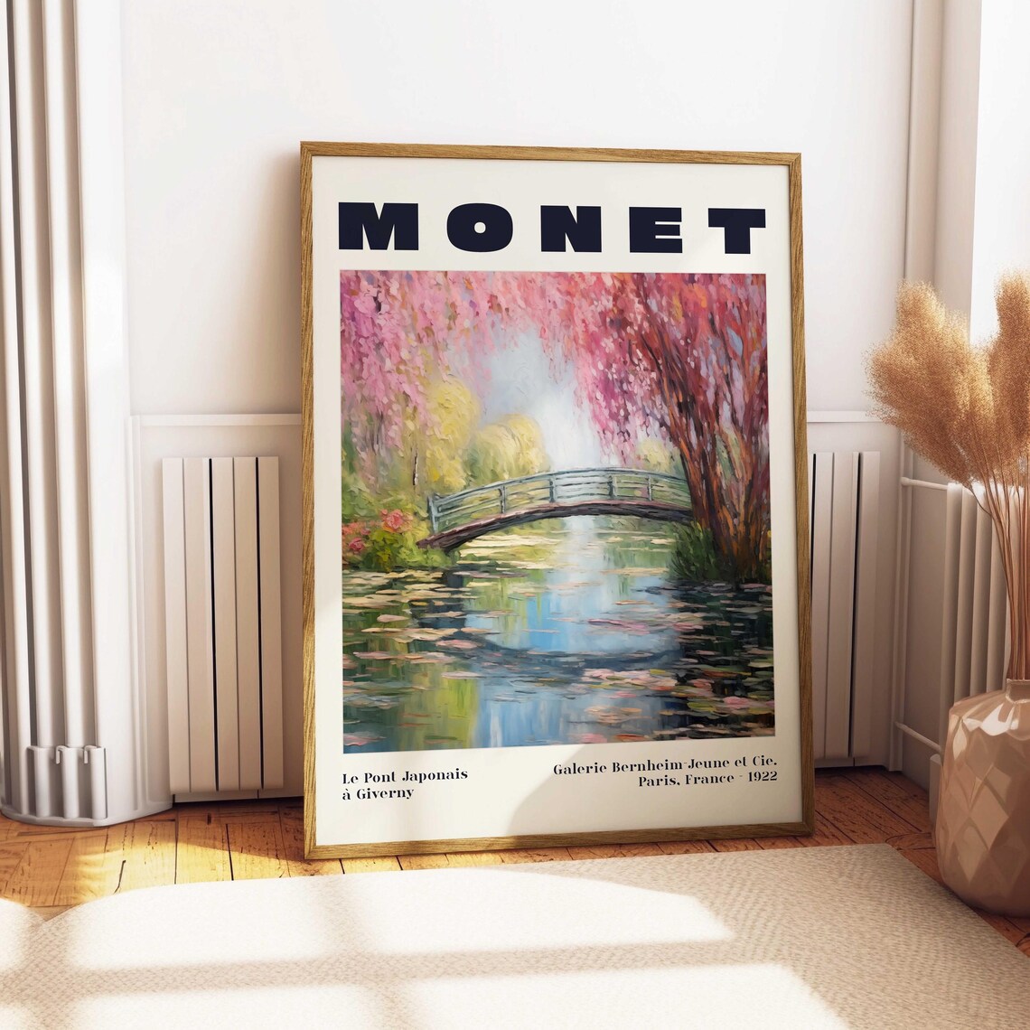 Monet Japanese Bridge at Giverny Art Print - Image 5
