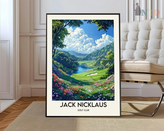 Jack Nicklaus Golf Club Korea Poster Wall Art Print South