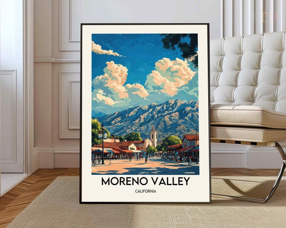 Moreno Valley Poster Wall Art Print Photo