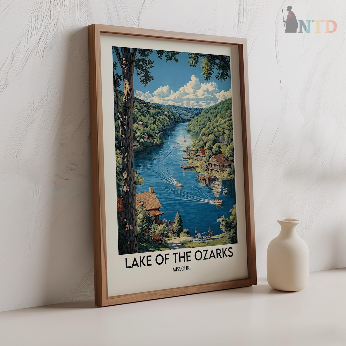 Lake Of The Ozarks Travel Poster, United States View - Image 2
