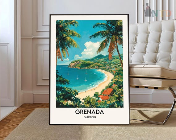 Grenada Print Wall Art Poster Photo Travel Caribbean