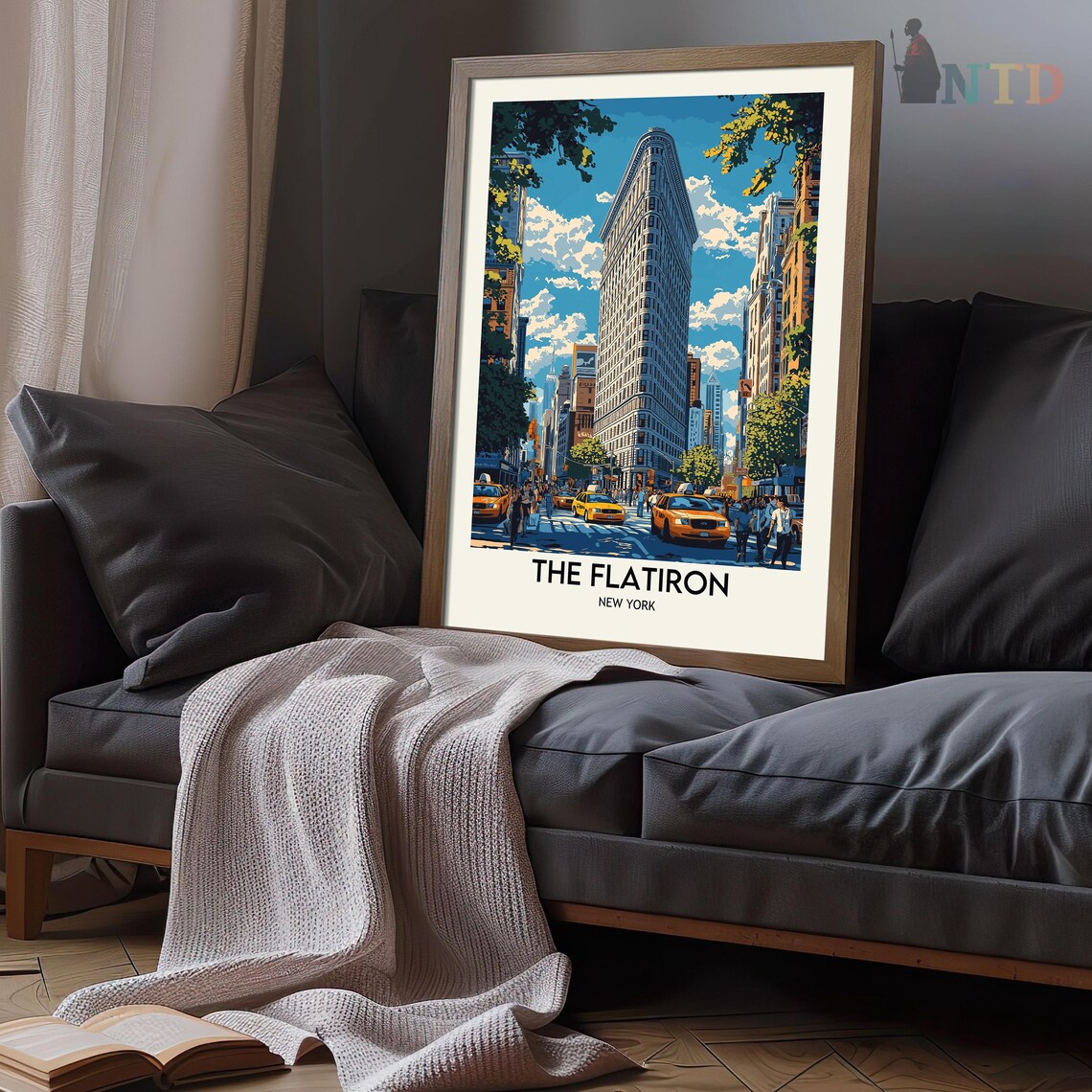 Flatiron Building, New York City Travel Poster - Image 3