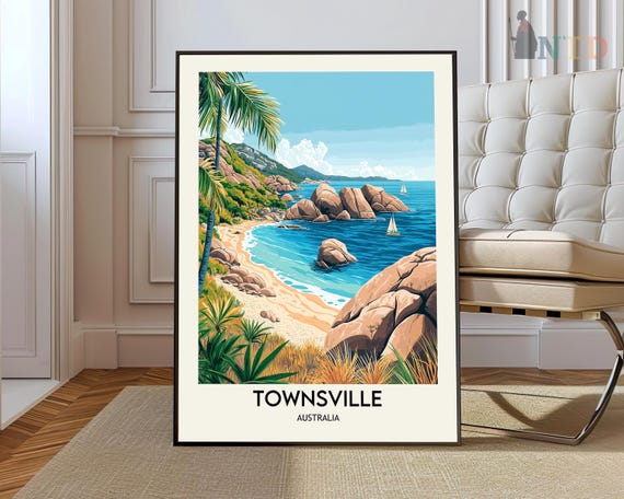 Townsville Poster Wall Art Print Photo Australia Gift