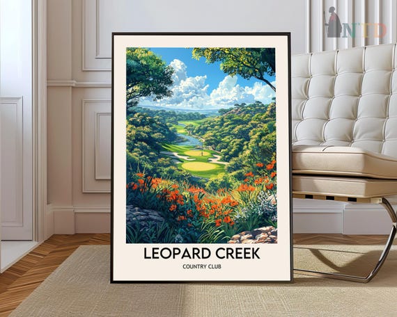 Leopard Creek Country Club Poster Wall Art Print Photo