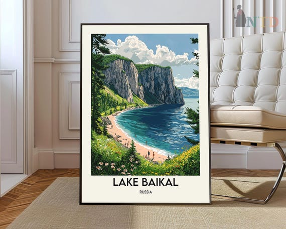 Lake Baikal Poster Wall Art Print Photo Siberia