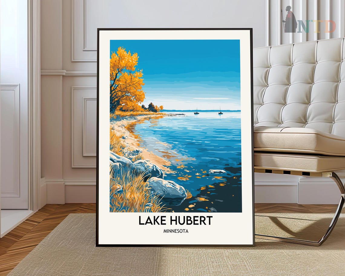 Lake Hubert Print Lake Hubert Wall Art Lake Hubert Poster Lake Hubert Photo Lake Hubert Poster Print Lake Hubert Minnesota Poster