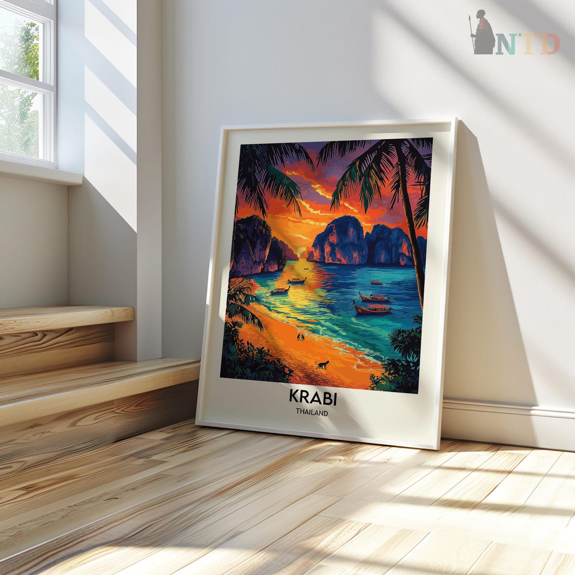 Krabi Thailand Thailand Travel Thailand Art Thailand Poster Thailand Print Thailand Wall Art Thailand Wall Decor Krabi Poster - Image 3