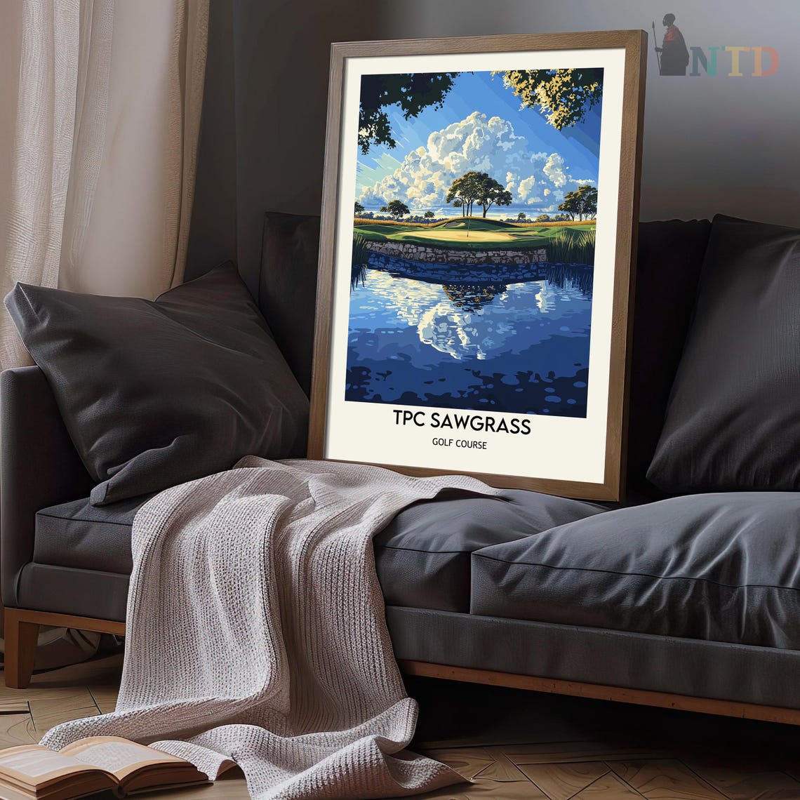 Tpc Sawgrass Print Tpc Sawgrass Wall Art Tpc Sawgrass Poster Tpc Sawgrass Photo Tpc Sawgrass Poster Print Golf Course Print - Image 3
