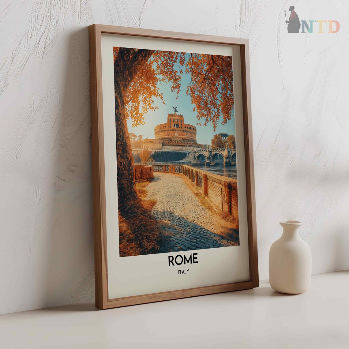 Rome Travel Poster, Italy Travel Wall Art Print - Image 2