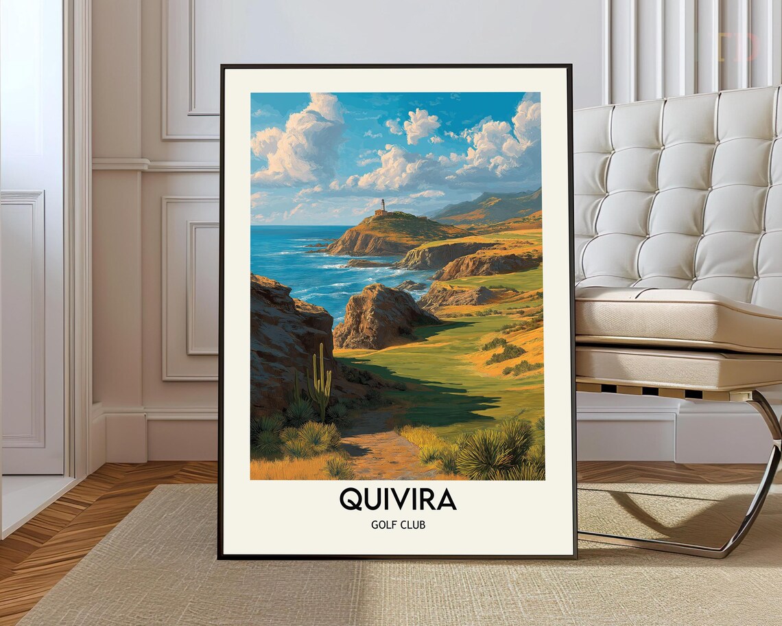 Quivira Golf Club Coastal Desert Championship Course Travel Poster