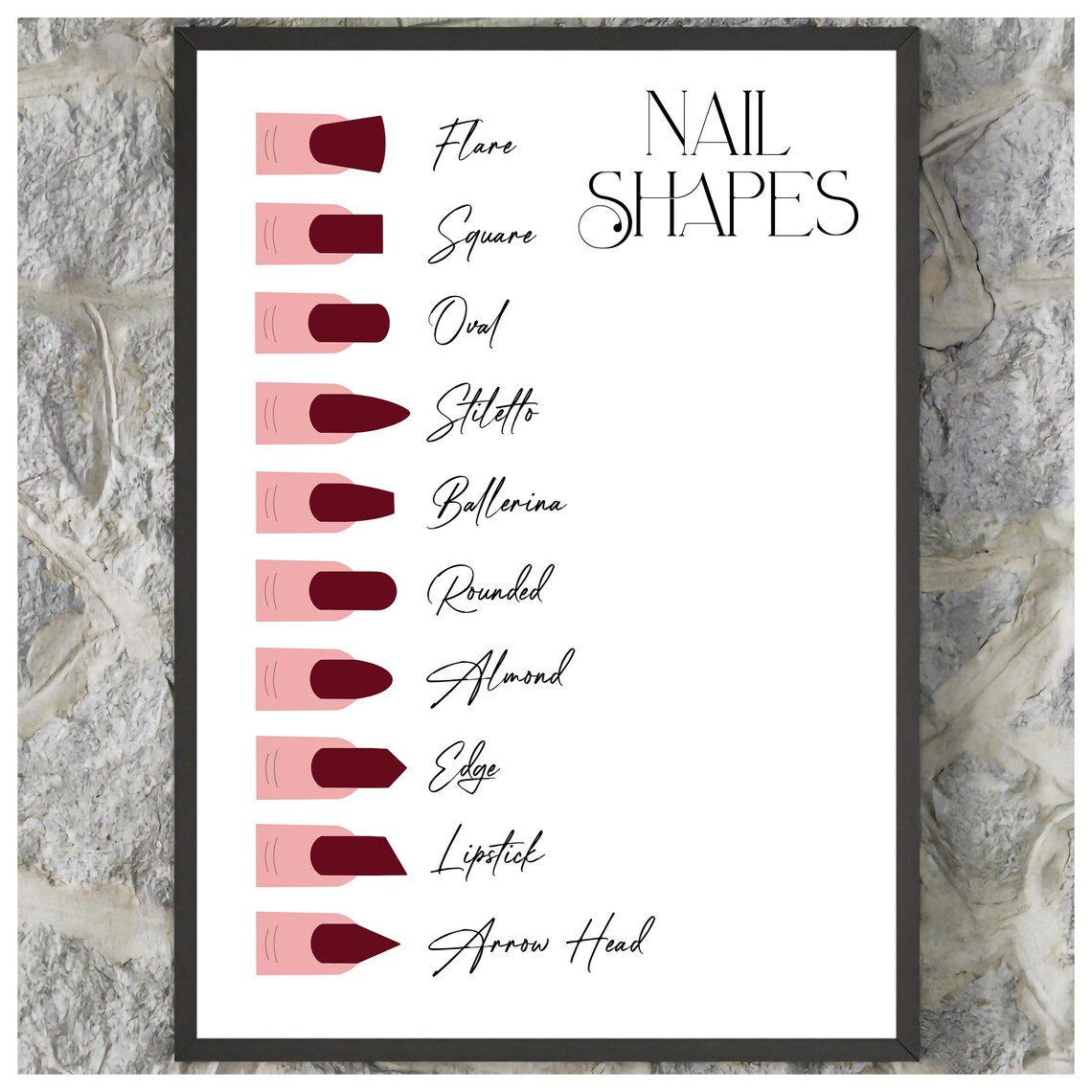 Personalized Nail Shape Options, Nail Salon Art