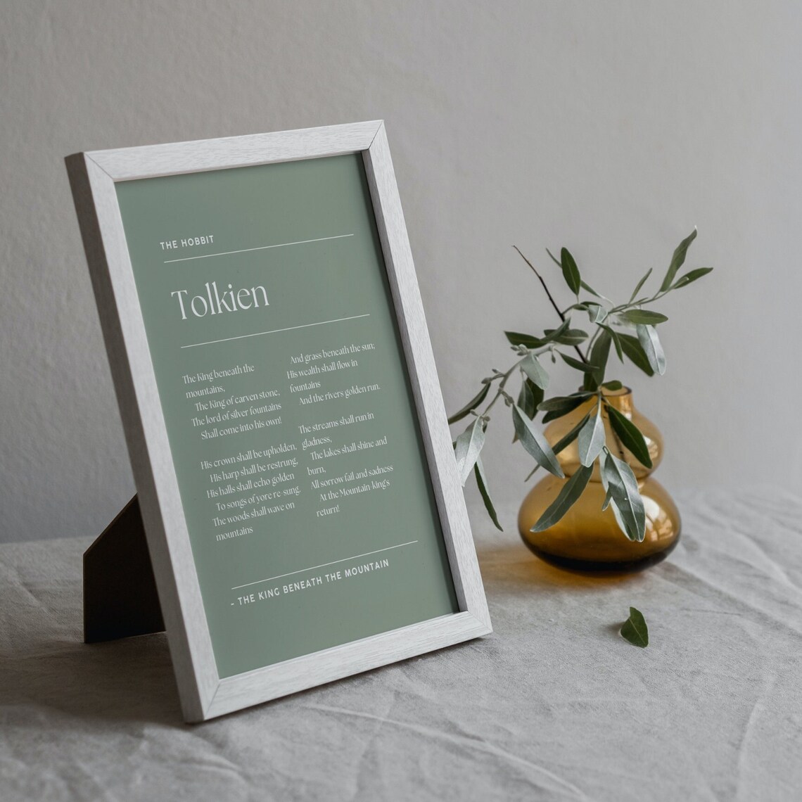 Tolkien The Hobbit Quote, Typography Art Print - Image 3