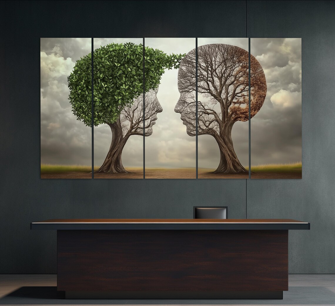 Abstract Psychology Art Print, Office Wall Decor - Image 2