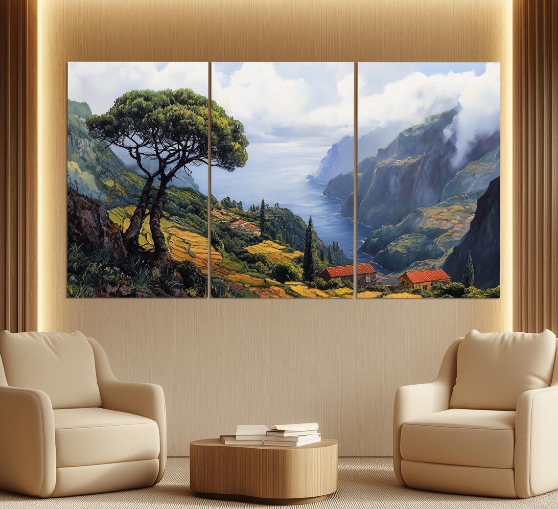 Misty Madeira, Portugal Scenic Travel Poster - Image 2